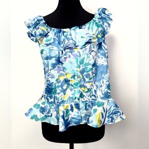 Ralph Lauren 100% Silk Top Size 6